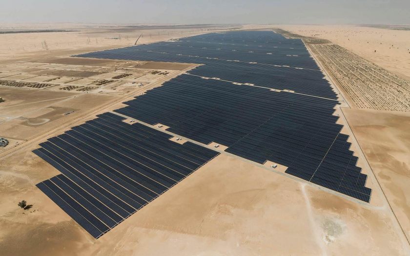 The new Noor Solar Power Plant in Abu Dhabi | Noor Solar Power Plant Abu Dhabi