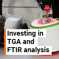 Investment in hyphenated TGA and FTIR technologies