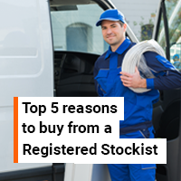 Top 5 reasons to buy from a Registered Stockist
