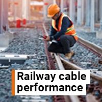 Supporting railway cable performance and ongoing surveillance for safer networks