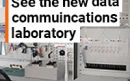 See the new data communications laboratory